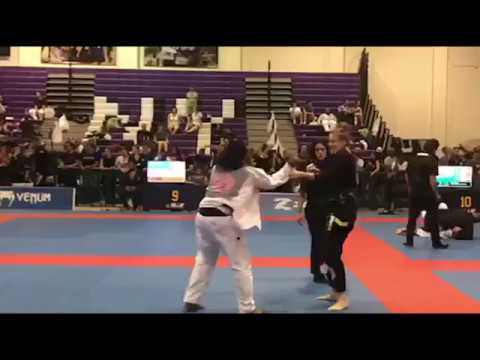 NY Pro 2018 Open Weight Quarter Finals Ginja Ninja (Sa'idah Durkee) vs Olivia Obodoaga