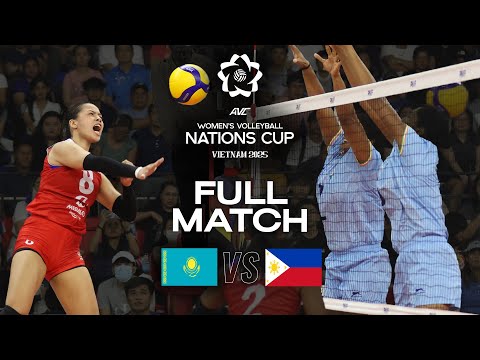 Kazakhstan vs. Philippines - Pool Play | AVC Women's Nations Cup