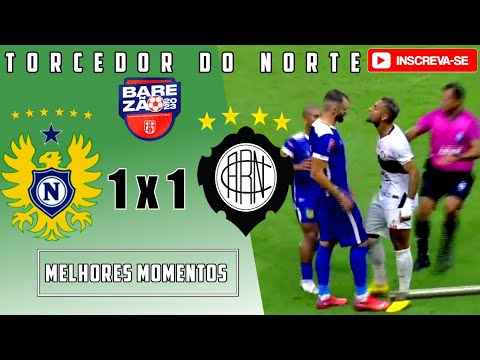 Nacional-AM 1 x 1 Rio negro 1ª Rodada do AMAZONENSE 2023 Melhores Momentos