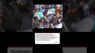 Download lagu Kontingen Indonesia tampil sebagai pembuka parade militer Bastille Day 2025 di Prancis mp3