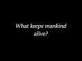 Tom Waits - What Keeps Mankind Alive (lyrics)