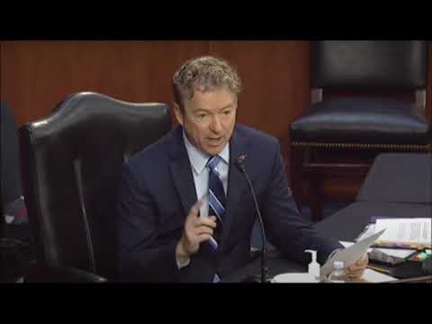 Rand Paul dringt aan bij Rachel Levine over hormoontherapie voor jonge kinderen