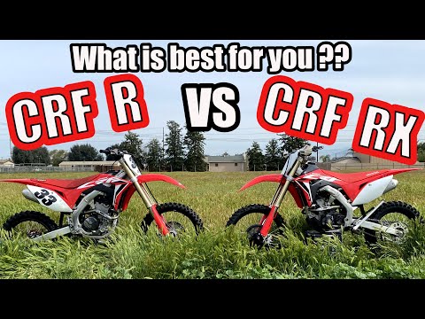 CRF250RX VS  CRF250R