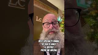 The best specialty dining at sea is at Le Bistro on @norwegiancruiseline #provemewrong #cruise #ship