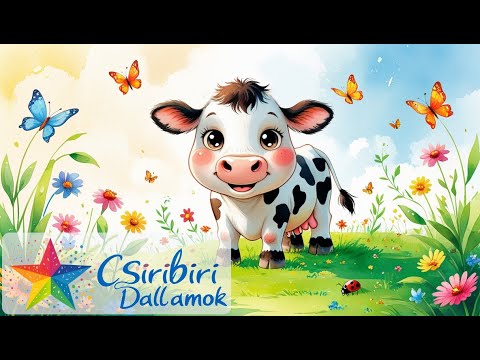 Állatok a tanyán | Magyar gyerekdal a tanya állatairól 🐓🐱🐷🐮🦆