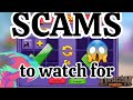 SCAMS to Watch for! Have you seen these? (Dragon Adventures, Roblox)