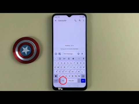 How to add emoji switching key on keyboard on Realme C35 Android 11
