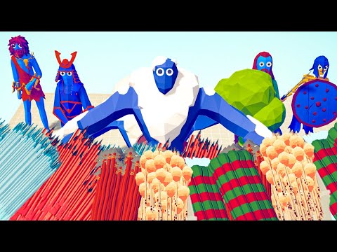 5x GIANT 👹 Vs 🏹 2x EVERY GOD / Totally Accurate Battle Simulator ( TABS )