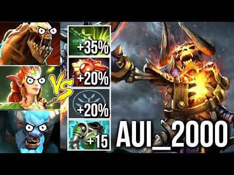 IMBA Style Clinkz vs Right Click 75% Evasion Build by Aui_2000 Epic Gameplay Dota 2