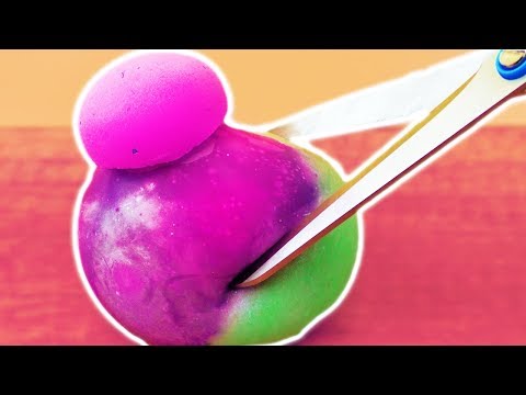Antistressball & Schleim Update | Schleim Ball aufschneiden | Super Slime Experiment