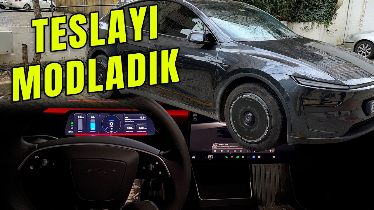 TESLAYI MODLADIK | Ekran, led, jant ne bulduysak taktık