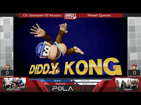 CFL Smackdown 172 WiiU - WSGP | AGO (Falcon) vs Hoover (Diddy Kong) - Winners Quarters