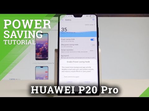 How to Enable Power Saving Mode on HUAWEI P20 Pro - Extend Battery Life  |HardReset.Info