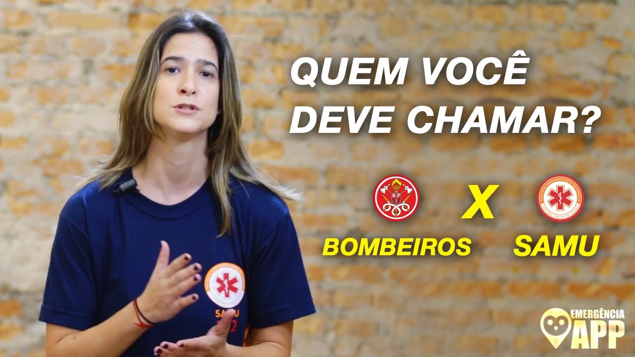 Emergências: Quando devo chamar o SAMU ou Corpo de Bombeiros?