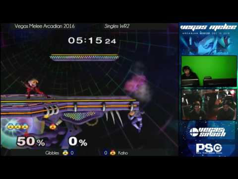 Arcadian Winter 2016 - Melee - Singles - WR2 - Gibbles (Blue) vs Kaho (Red)