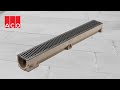 How to Install ACO RainDrain B 125 Drainage Channels | Tutorial