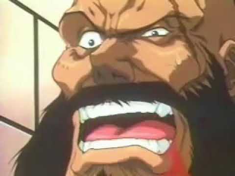 Guile vs Zangief   anime street fighter