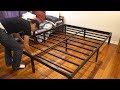 Noah Group Megatron Metal Bed Frame Assembly and Review (Queen Size)