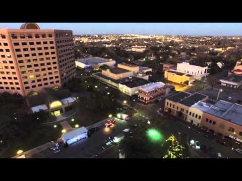 Drone flight downtown Victoria