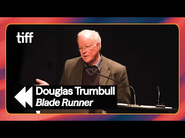 Building the Future from Junk - Douglas Trumbull on BLADE RUNNER | TIFF REWIND