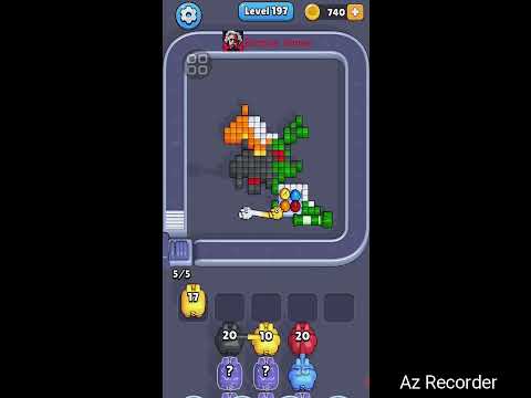 Pixel Flow Level 197 Walkthrough