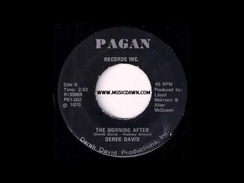 Derek David - The Morning After [Pagan] 1970 Instrumental Deep Funk Breaks 45 Video