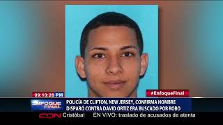 Policía de Clifton, New Jersey, confirma hombre disparó contra David Ortiz era buscado por robo