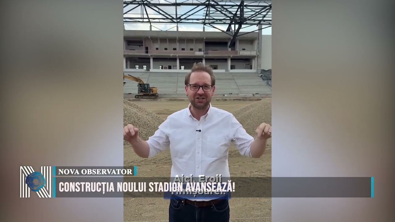 Construcția noului Stadion avansează!