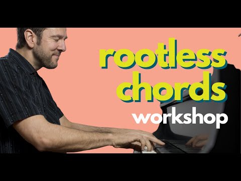 Rootless Jazz Piano Chords Workshop - #jazzpianolessons #pianochords #jazzchords