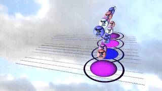 Sound of Pendulum Wave - Bounces + Harmonics - 123 to 138 beats per measure - Bounce Metronome Pro