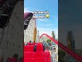 The SCARIEST Rollercoaster Incident Shorts