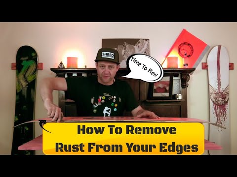 How To Remove Surface Rust From Your Snowboards Edges