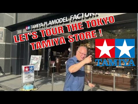 Tamiya Plamodel Factory Store Tour (Andy's Hobby Headquarters in Tokyo.)