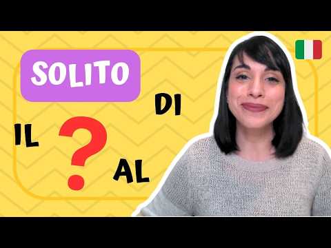 What does SOLITO mean in Italian? 3 Common Phrases You MUST Know!