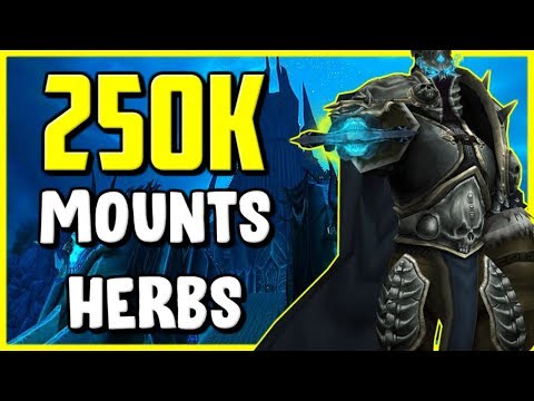 250k Made Through Mounts And Or Crafts In WoW BFA 8.2 - Gold Making, Gold Farming