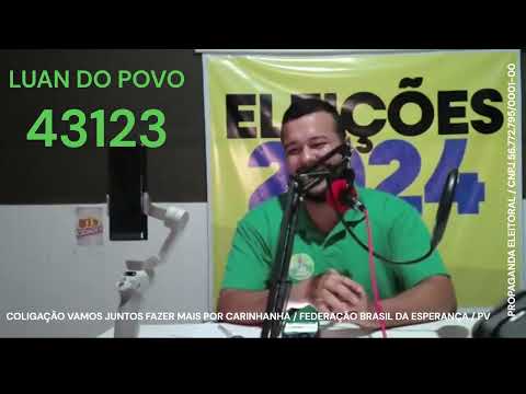 Luan pede uma chance ao povo para botar em prática suas propostas