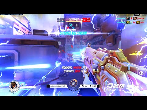 Gale OP Soldier 76 gameplay - 20k DMG! [ Overwatch Season 30 Top 500 ]