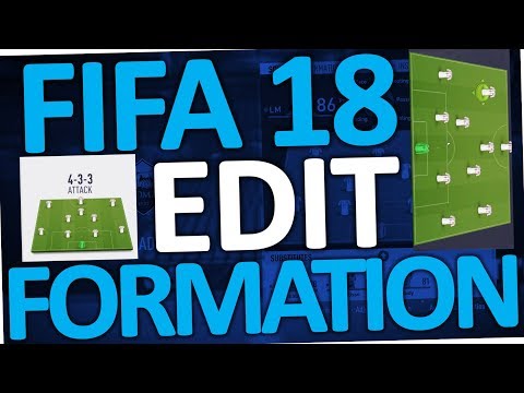 FIFA 18 - How to edit & change (custom) Formation