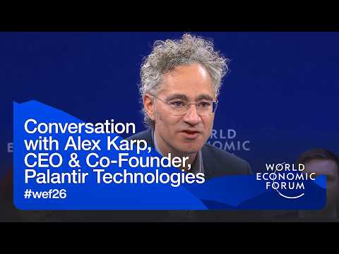 Conversation with Alex Karp, CEO and Co-Founder, Palantir Technologies | WEF Annual Meeting 2026