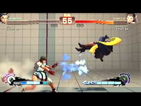 SSF4 - yfm-1 (Rose) vs bebop207 (Sakura) - PS3 Japanese Ranked Match