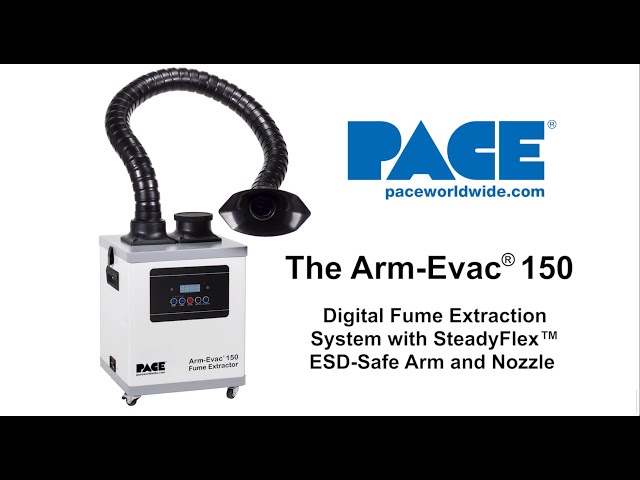 Arm-Evac 150 Digital Fume Extraction System with SteadyFlex Arm