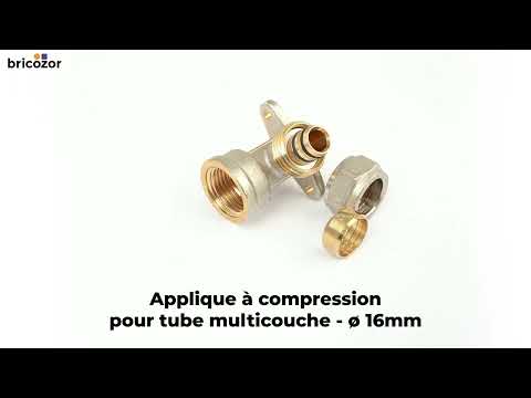 Applique à compression pour tube multicouche - diamètre 16 mm BOUTTÉ