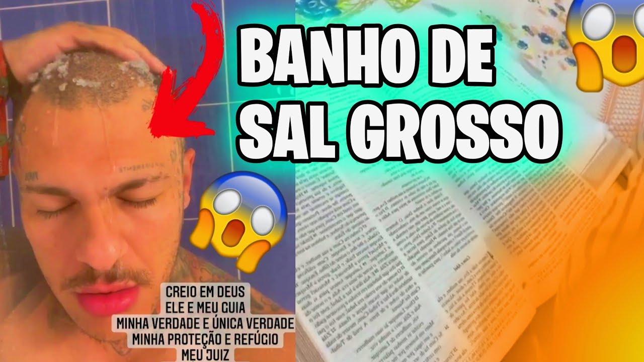 TOGURO EXPLICA TRECHO BÍBLICO E TOMA BANHO DE SAL GROSSO