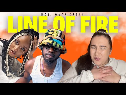 Boj ft Ayra Starr - Line of Fire 🔥 / Just Vibes Reaction