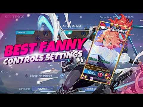 BEST FANNY CONTROLS SETTINGS 2022 | FANNY SETTINGS REVEAL | HYPER FANNY GAMEPLAY | MOBILE LEGENDS