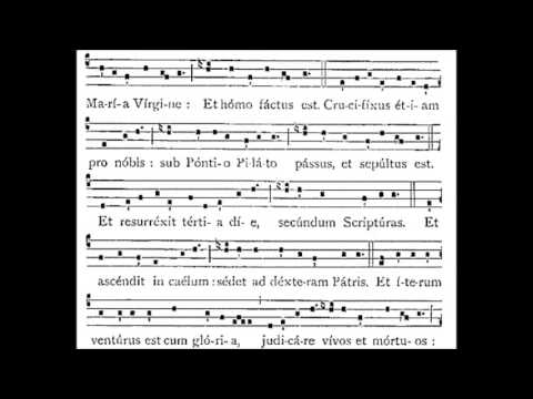 Credo 1 (i)  - Gregorian Chant