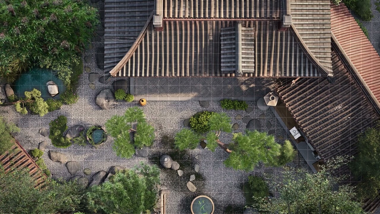 D&D | Dragon's Claw Dojo Part 1 Grid | Animated Battle Maps