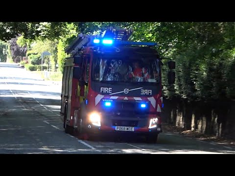 Manchester Central's Pump Responding - Greater Manchester Fire And Rescue Service