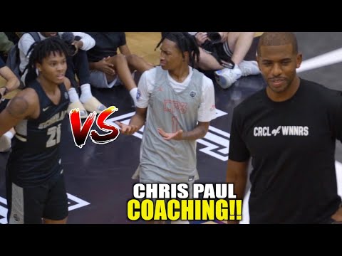 GAME OF THE YEAR!!🚨DJ Wagner vs Rob Dillingham At Peach Jam With Chris Paul Coaching!