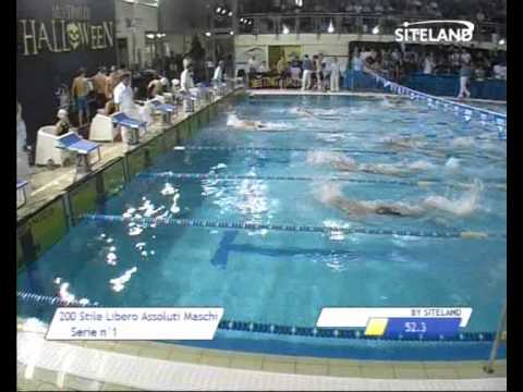 Serie 1 dei 200 Stile Libero  Assoluti Maschi Agonisti -  Meeting di Halloween 8  Trofeo citta' di